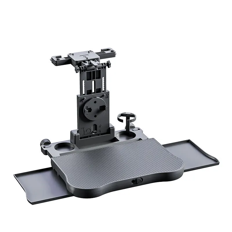 

360° Rotation Multifunctional Foldable Car Backrest Laptop Desk Board, Car Dining Table with Drink Tray Holder for Office