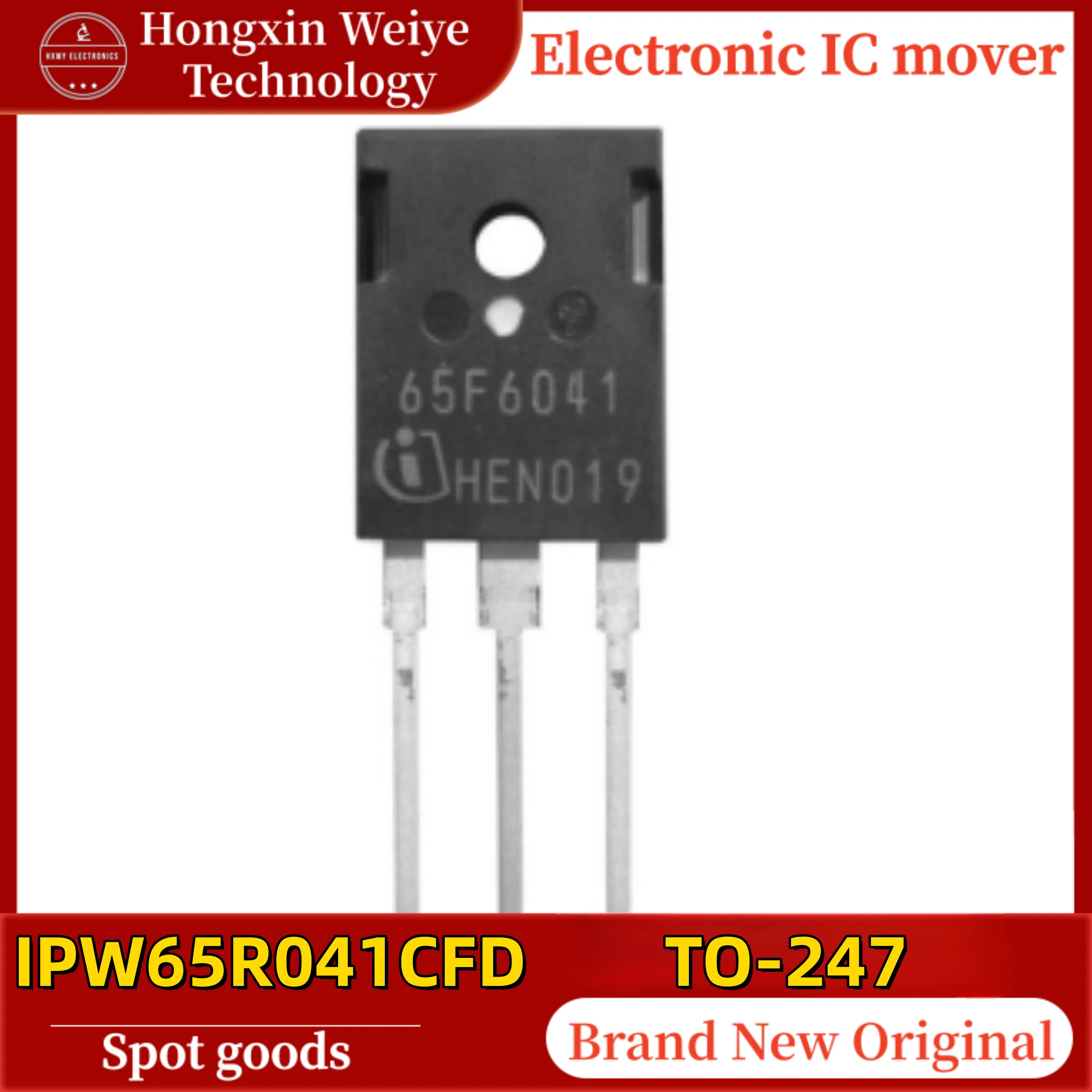 

(10/30 pieces) IPW65R041CFD with Silkscreen Mark 65F6041 IPW65R041 TO-247 650V 68.5A MOSFET Power Transistor IC 100% Original In