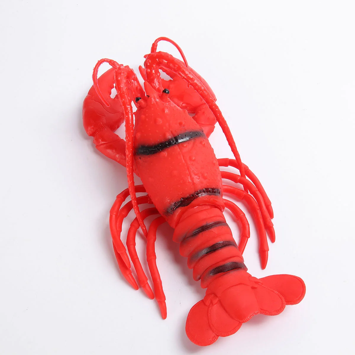 

Soft Rubber Lobster Child Childrens Toys Beach Fake Sea Animal Props Model Kids