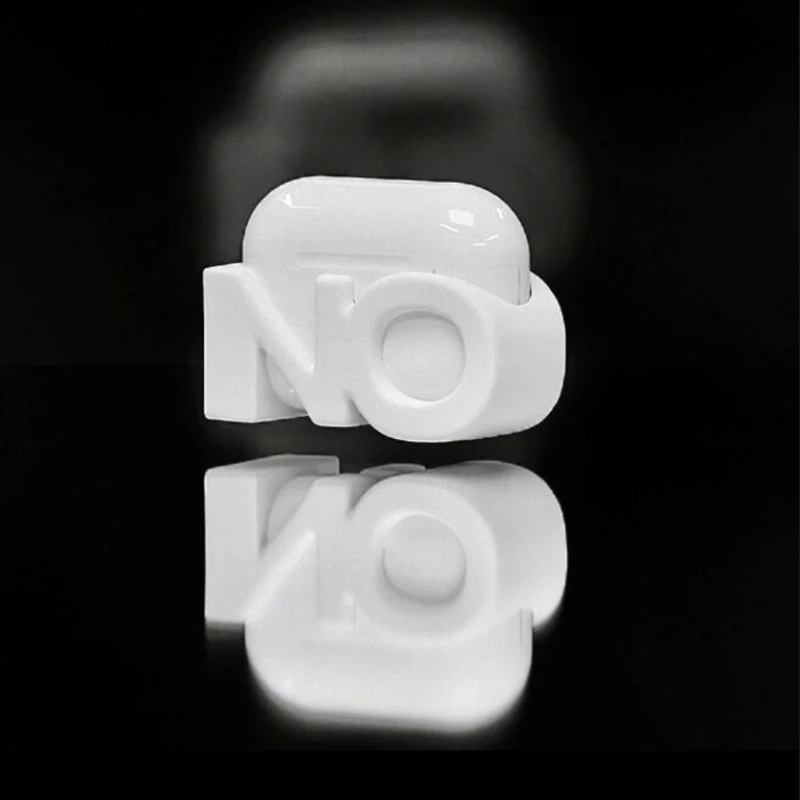 

AirPods3 'NO' Theme Earphone Cover Customized 3D Printed Shaped Design Drop Protection Decoration Earphone Case Accessories Gift