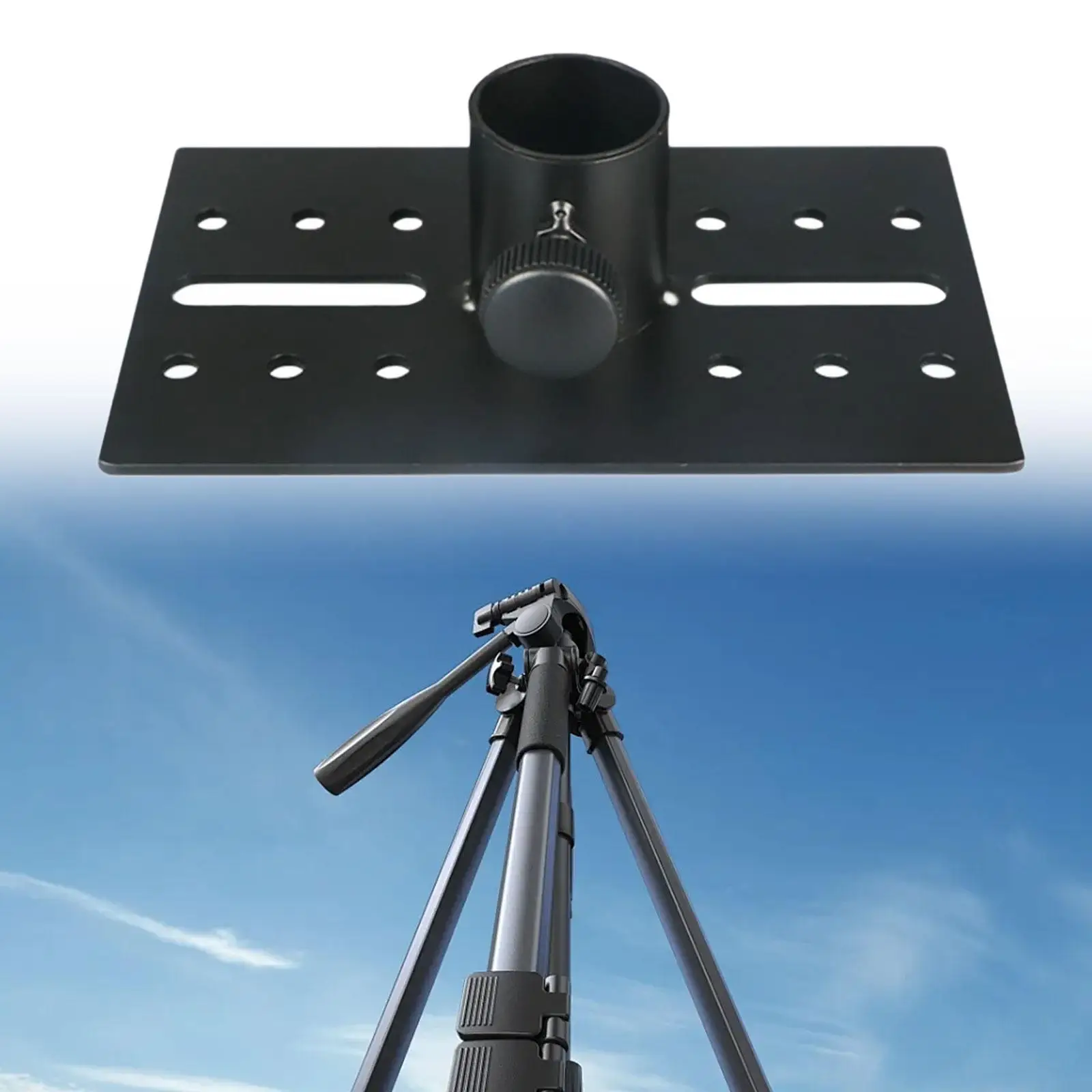 

Адаптер для подставки для динамика, утолщенный многофункциональный монтажный кронштейн для динамика для домашнего выступления на сцене, кафе, зала для встреч на открытом воздухе