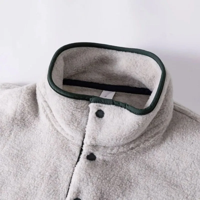 High-End Outdoor Hiking Shirts Anti-Static Treaent Loose Fit Fce Sweatirt for Couples Autumn Winter Men's Women's Casual Top