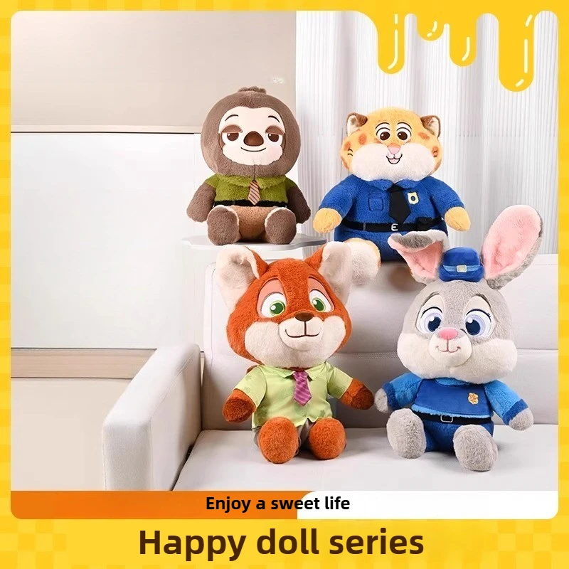 Detalhes de crachá requintados, adequados para a pele, sem derramamento, enchimento de algodão pp de alta elasticidade, brinquedo de companheiro para crianças, judy nick, presente