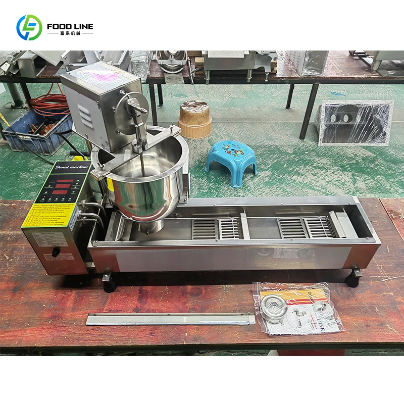 Nieuw ontwerp kleine donut die machine maakt Automatische donutmaker met antiaanbaklaag