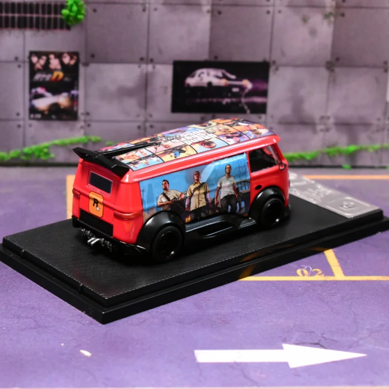 Minibox 1:64 Van T1 Van Widebody Diecast Model Car Model Number Scale Battery Type Features Material Barcode Certification