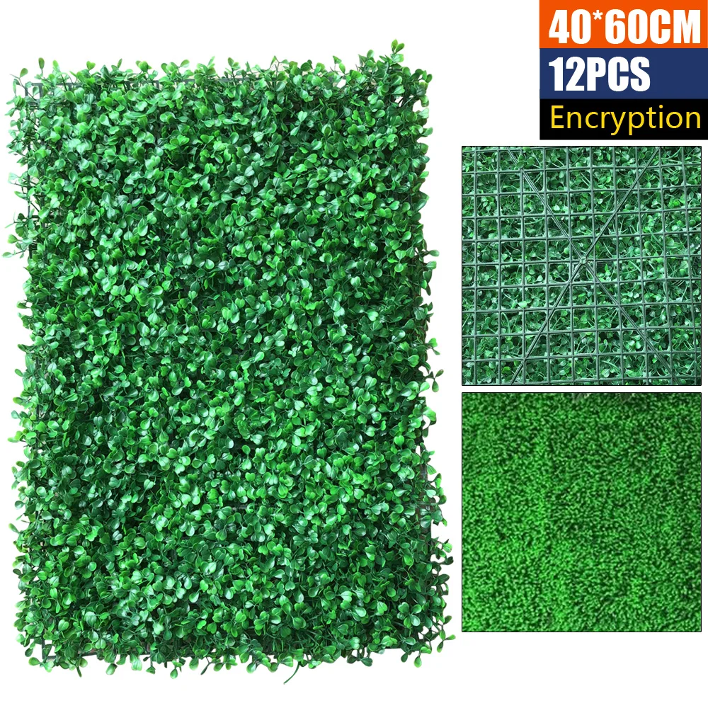 

60x40 см искусственное растение, настенное ограждение, зеленые панели, Декор, листва, трава, коврик
