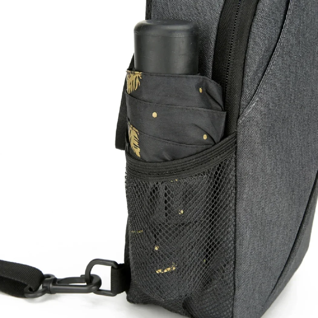 Trendy and fashionable chest bag multifunctional mobile men mobile phone bag travel strap chest bag diagonal cross bags