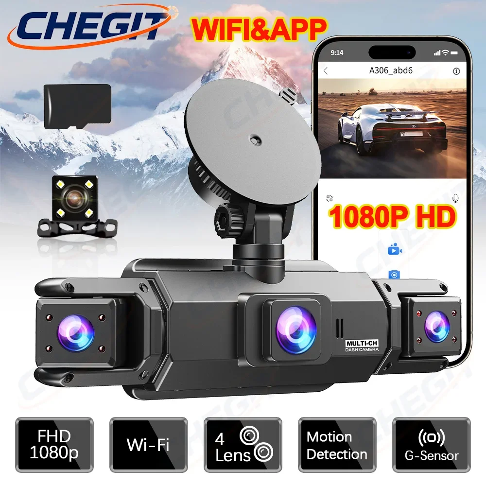 4CH 360° Rotatable …