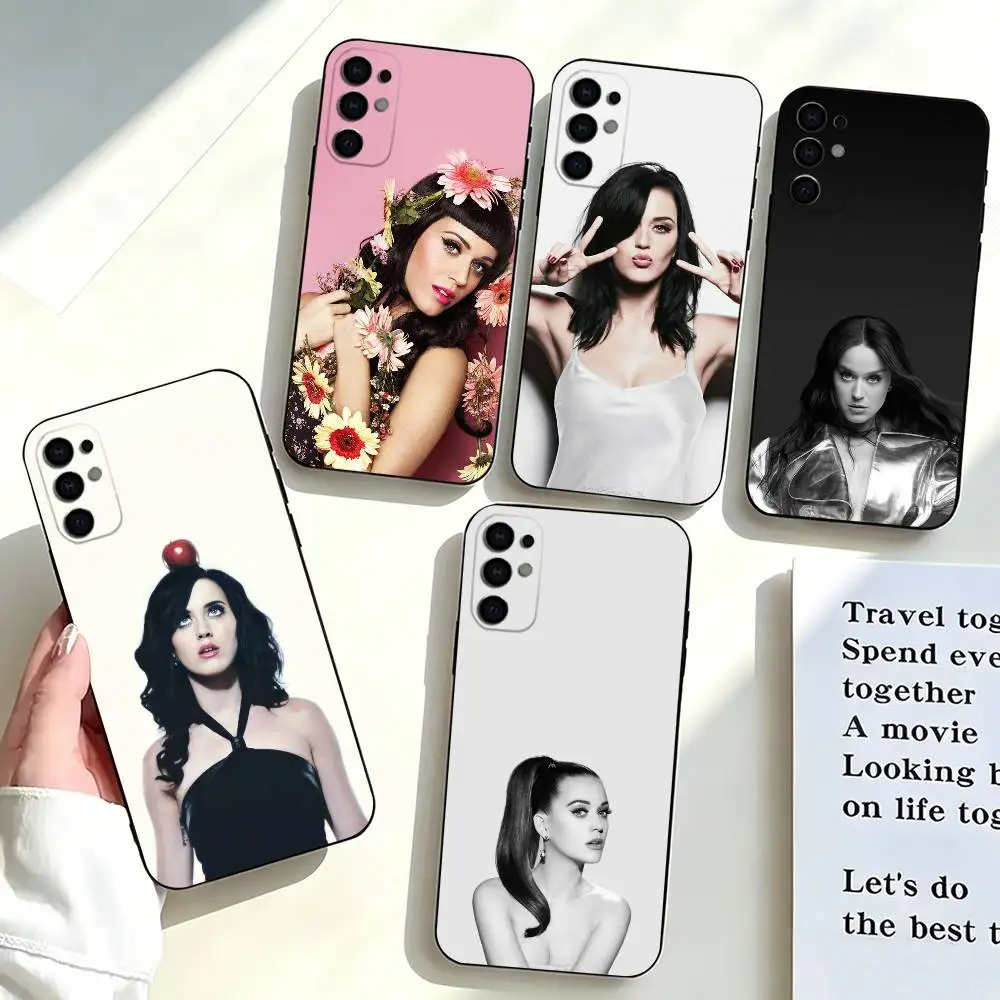 American S-Singer K-Katy P-Perry   Phone Case For Samsung S25,S24,S21,S22,S23,S30,Ultra,S20,Plus,Fe,Lite,Note,10,Black Cover