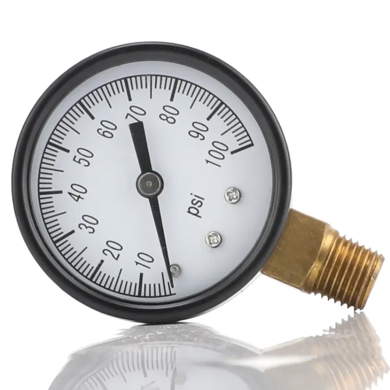 

Barometer Water Pressure Gauge, High Precision Pressure Gauge 0-100psi 50 Diameter Well Pump Instrument