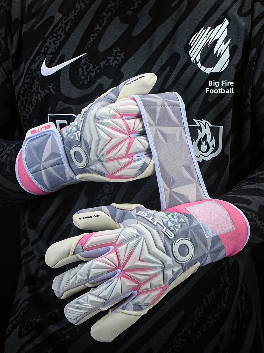 

Elite Sport Sakura Goalkeeper Gloves for Children And Adults Cetition Fooall Match Goalie Handwear without Finger P...