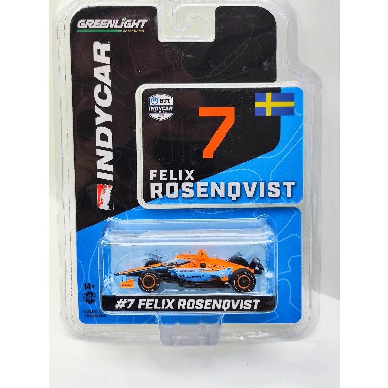 1:64 2022 # 7 FELIX ROSENQVIST Modello di auto in lega ad alta simulazione Giocattolo da collezione Display regalo Ornamento