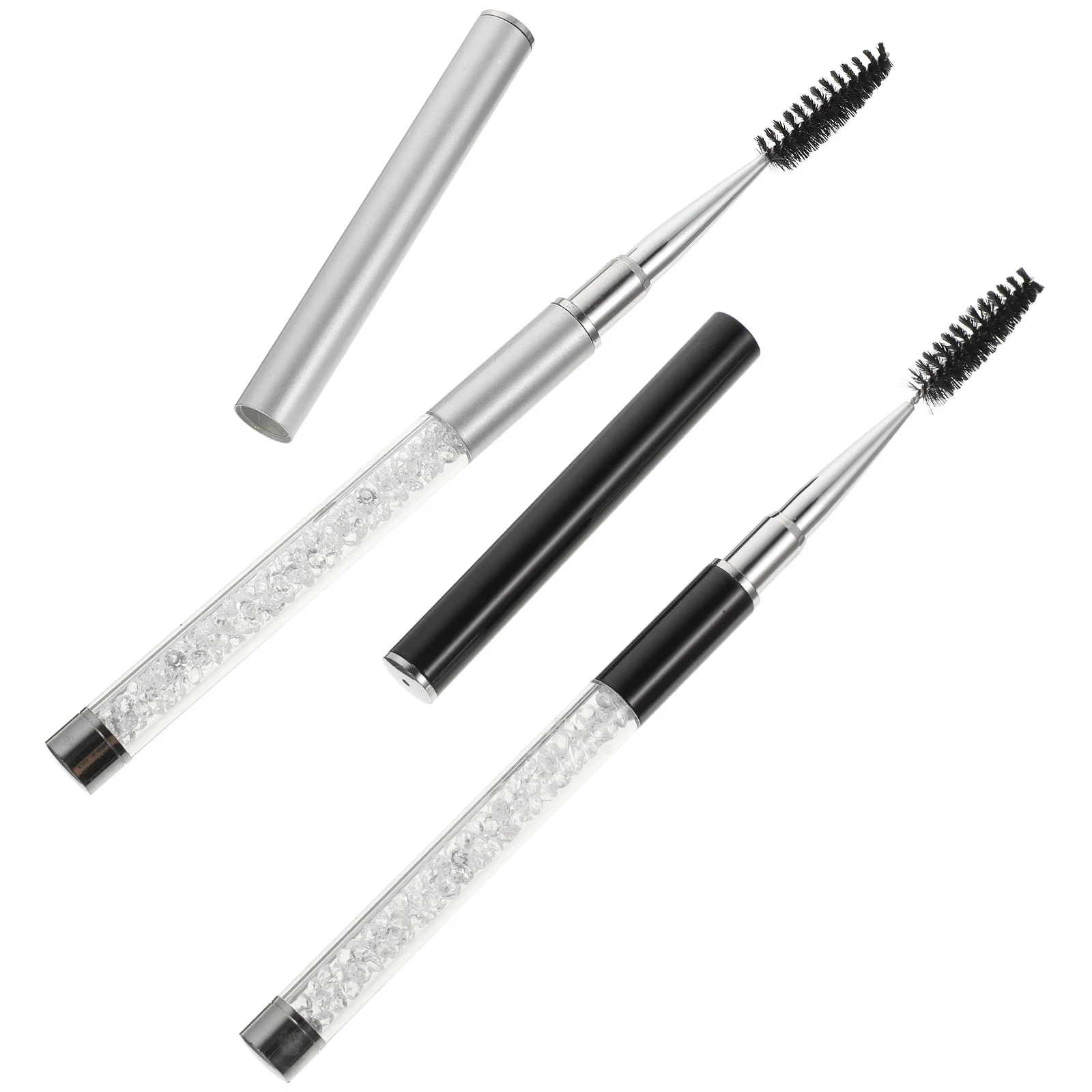 Mascara Brush with Lid Eyelash Makeup Tools Accessories Applicators Wands Fittings