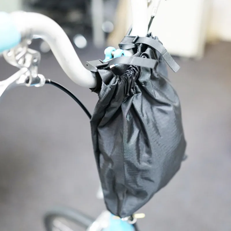 Bicycle Front Stand Bag Magnetic Buckle Fabric Saddle Seat Pouches Water Bottle Storage Basket for Brompton Bike Universal