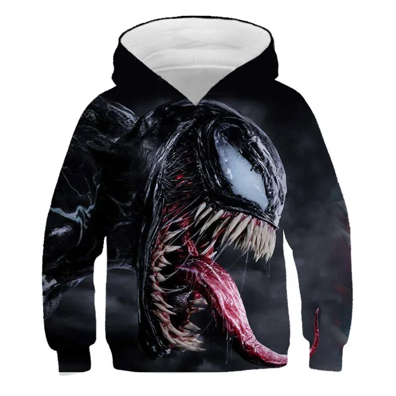 Venom Brand New 2022 Marvel odzież dla dzieci niemowlę dziecko dzieci chłopiec sweter bluzy bluzy T-shirt Boys Baby ubrania 1-14 lat