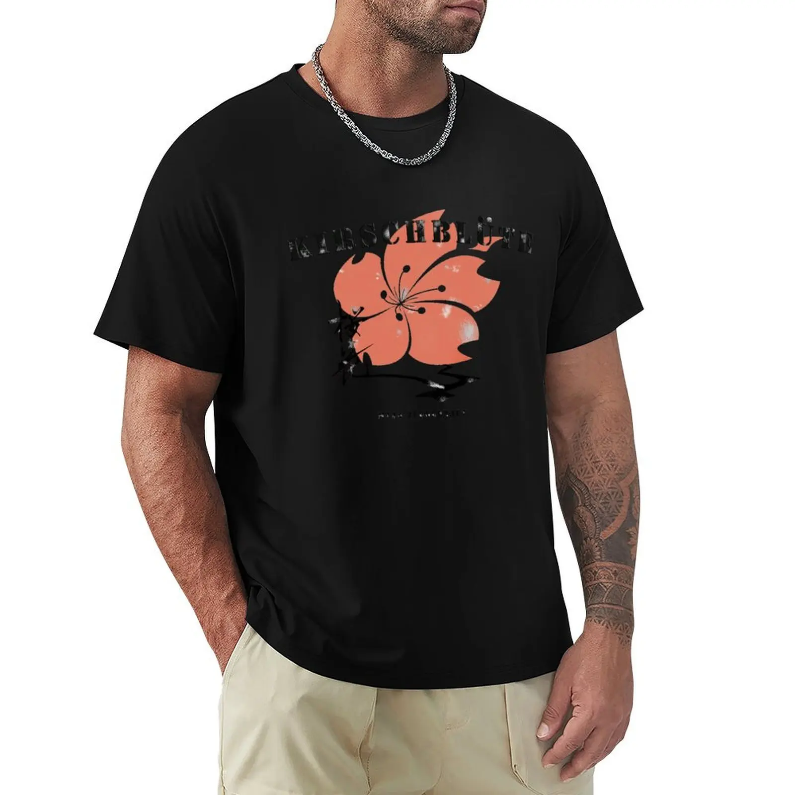 Kirschblüte 86 Eighty Six T-Shirt Lässiges Urlaubs-Kurzarmshirt