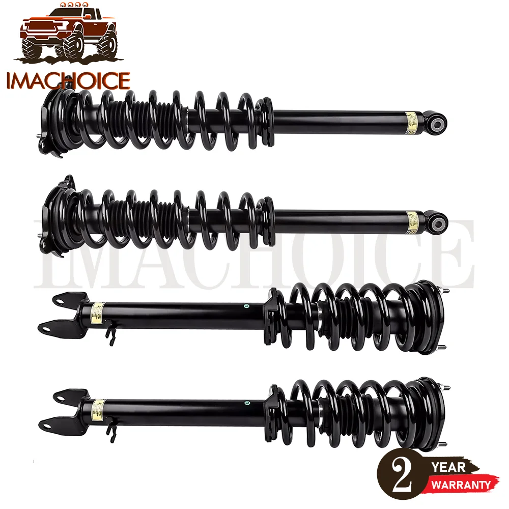 4X Front & Rear Absorber Shock Struts w/ Coil Spring For Tesla Model S 2011-2016 1015619-00-A 1015619-00-B 1015620-05-B 101561