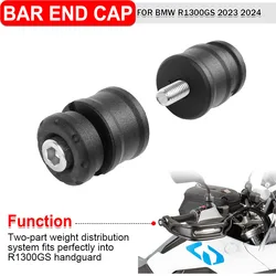 R1300GS Stuur End Cap Motorcycle Handle Bar End Plug Contragewichten Accessoires Voor BMW R1300 GS 2023 2024 R 1300 GS GSR1300