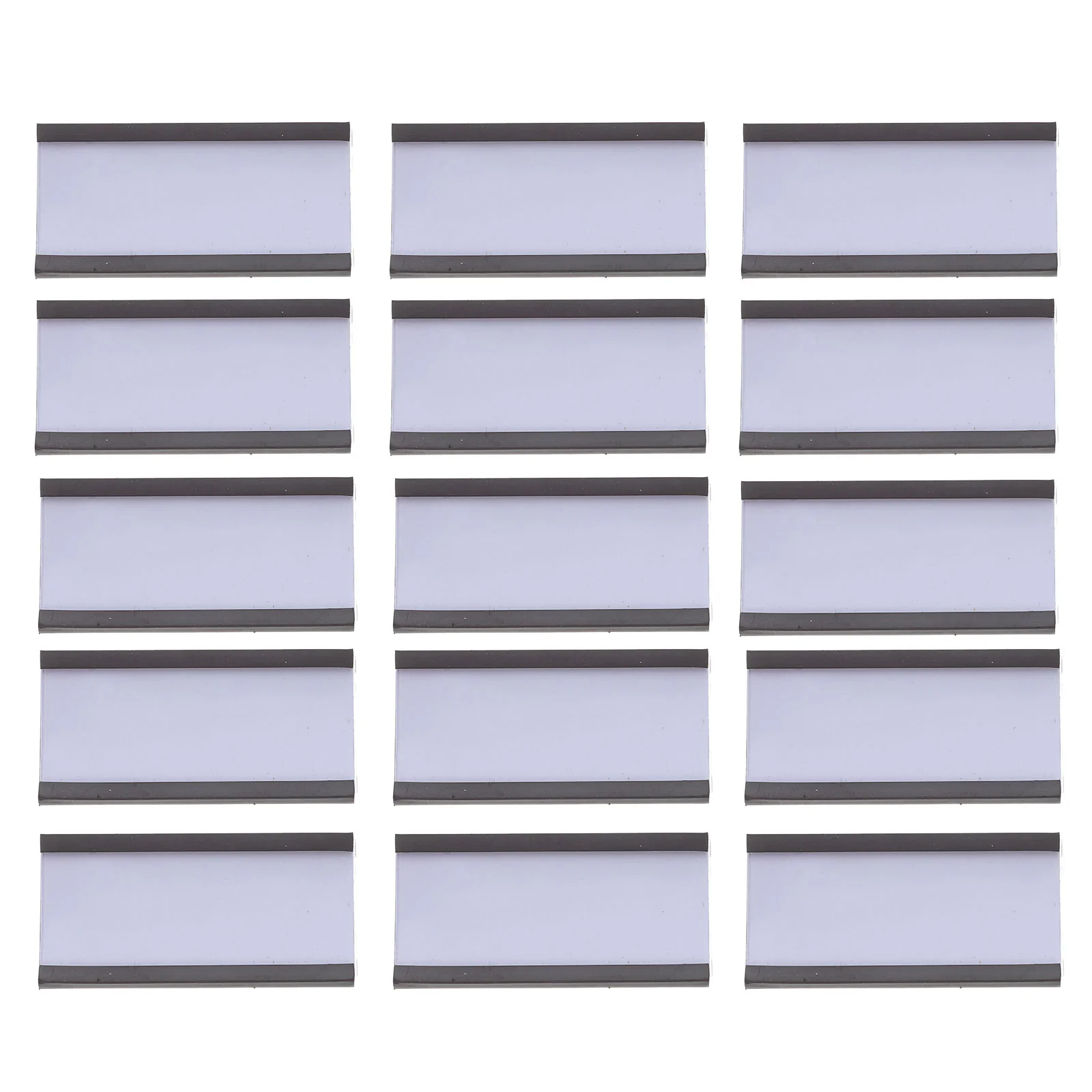 

Magnetic Stand Holders for Storage Bins Acrylic Tag Holder Clear Plastic Protectors Bin Magnetic Stands Clip On Tag Magnetic