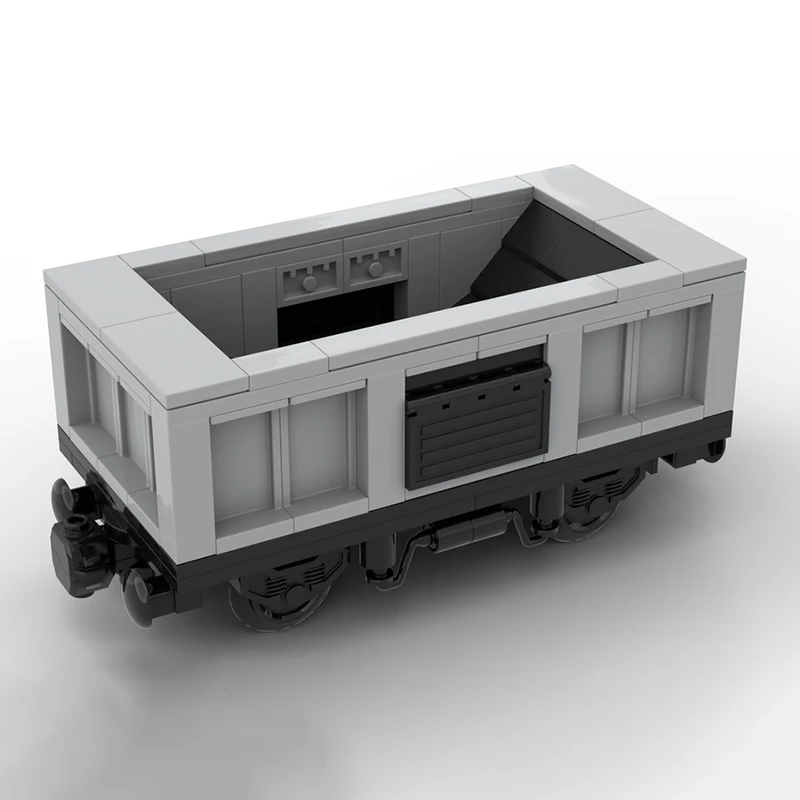 

MOC Small Coal Car Model Building Blocks Train Carriage Model Urban Assembly Building Blocks DIY Toy Set
