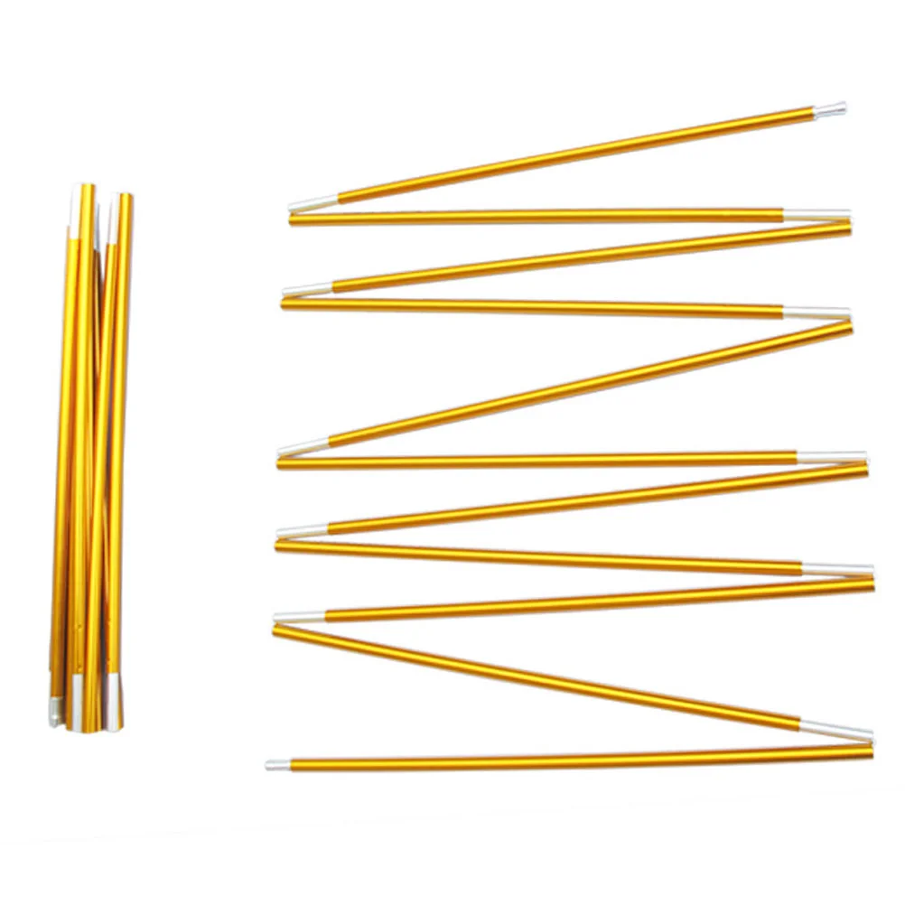 

2 Pcs Tent Poles Heavy Duty Outdoor Camping Accessories Support Tarp Canopy Rods Metal Stick for Telescopic