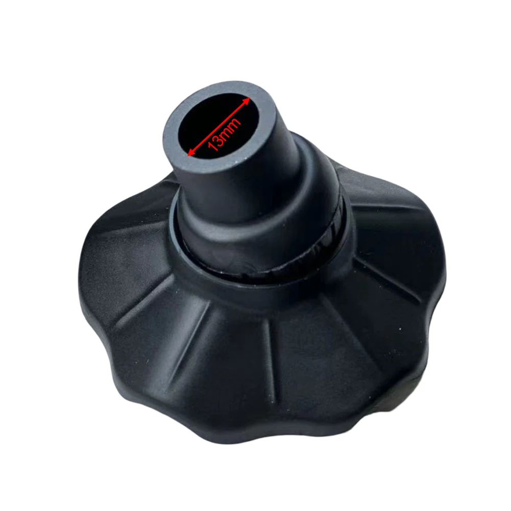4er-Pack Campingstuhl-Fußpolster, Kunststoff, rutschfeste Beinabdeckungen, Anti-Sink, für Outdoor-Wanderungen, 13 mm, 15 mm, 16 mm, Schwarz – Detail 9