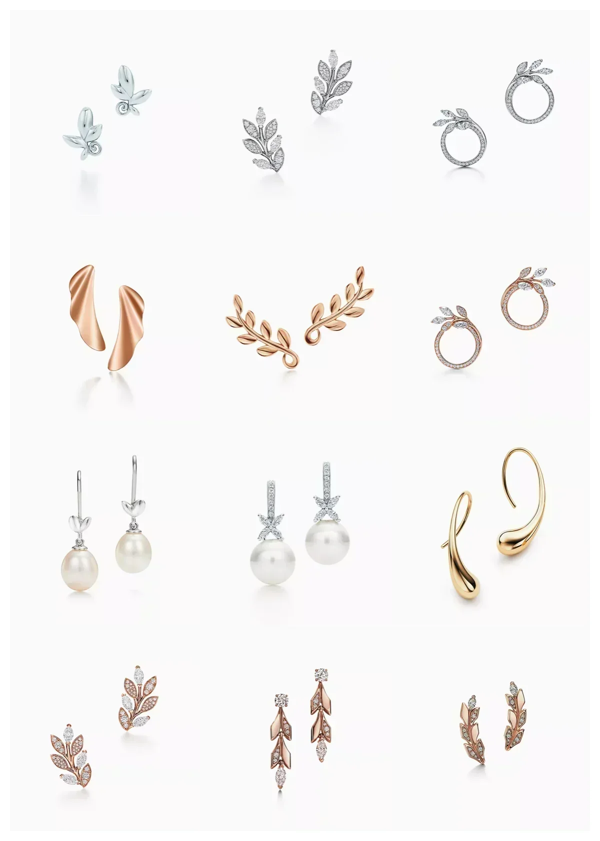 

High-Quality Silver Enamel Earrings - Simple & Elegant Fashion for Girls, Inspired by TF