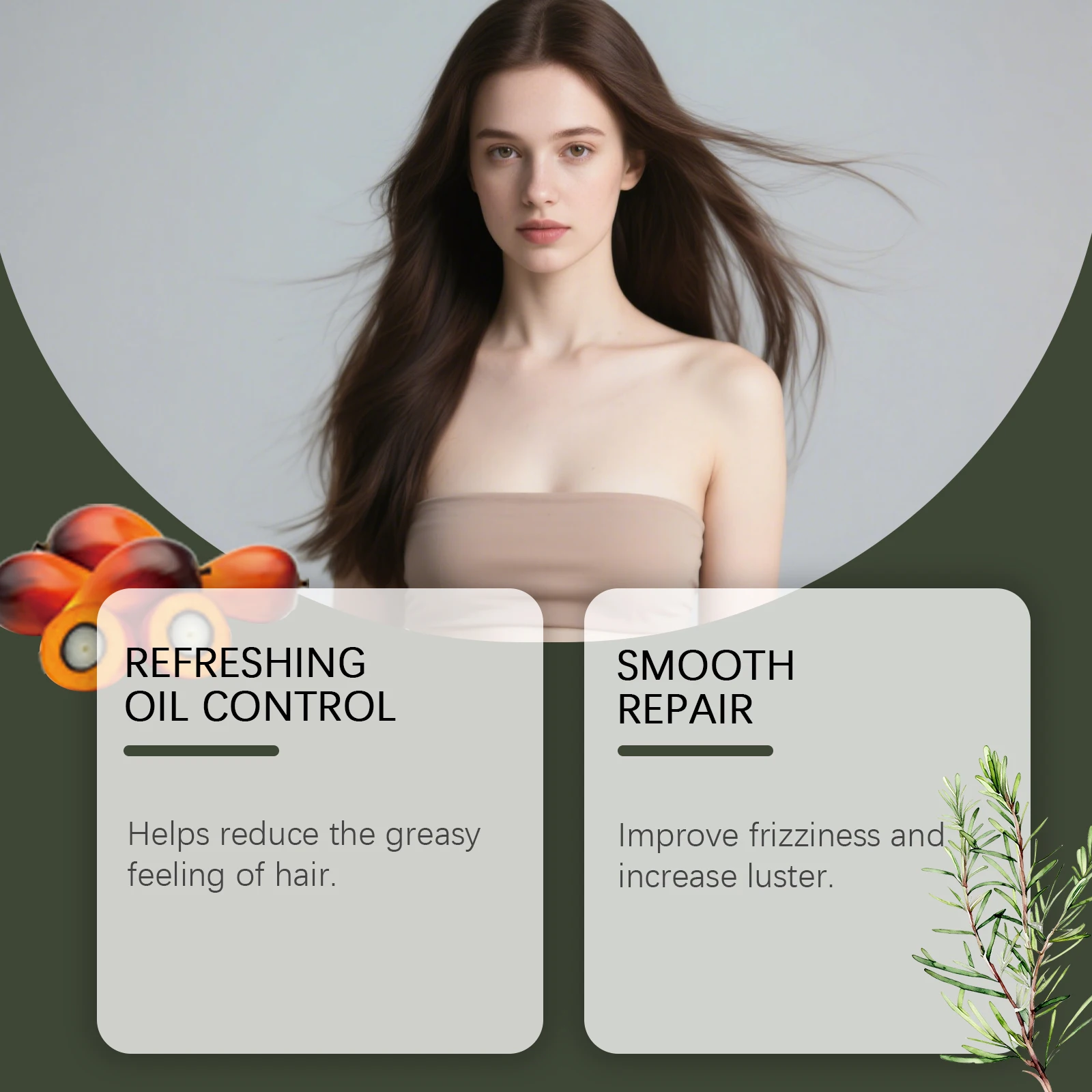 

Batana Oil Hair Care Spray Hair Growth Anti Loss Reduce Breakage Split Hair Strengthen Root Smooth Thicken Rosemary Hair Spray