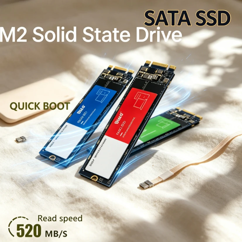 

[Brand+] Original M.2 2280 SATA SSD High Speed Large Capacity Storage Disk For Laptop Desktop Notebook PC