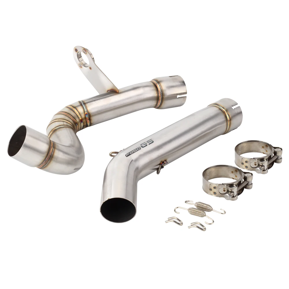 For BMW F750GS F850GS Adventure 18 - 20 Motorcycle Exhaust Muffler Link Pipe Escape Slip-on 51MM