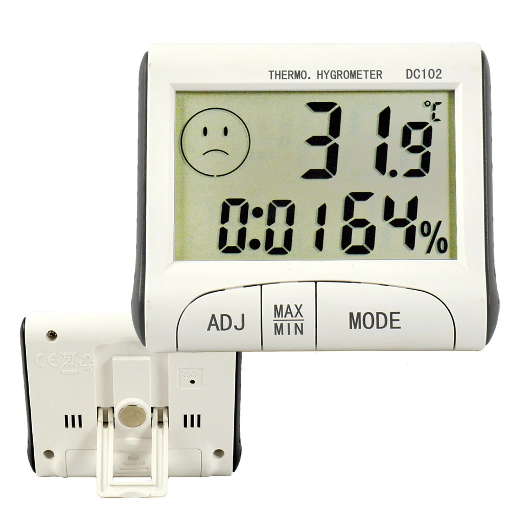 

Meter Digital Hygrometer Humidity LCD Thermometer Indoor Room Temperature