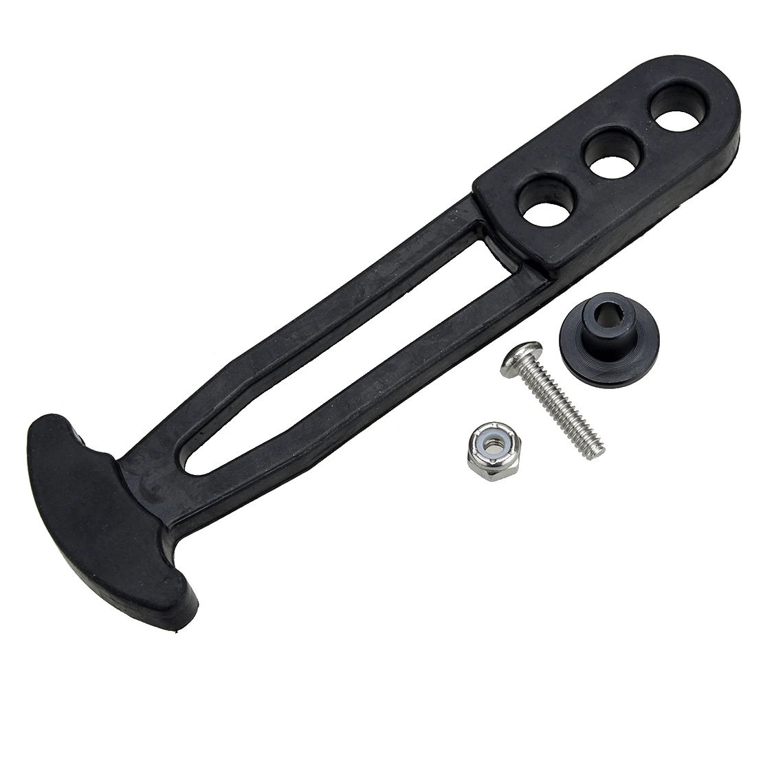 Black Rubber Boarding Ladder Strap Latch Retaining Bungee Cord Band Holder Accessories For Boat Marine Yacht RV