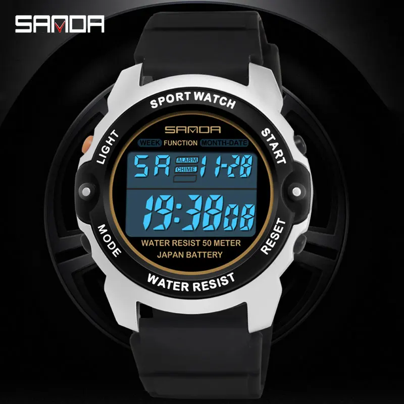 Fashion Outdoor Sports Digital Watch Men Waterproof Chronograph Military Watches Women Electronic Clock Relogio Masculino