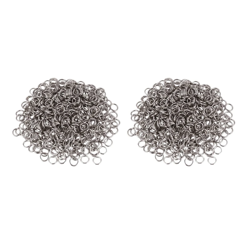 

1000 Stainless Steel Open Jump Rings 7Mm Dia. Findings