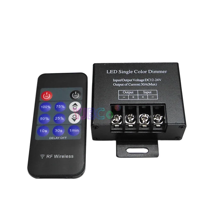 12V 24V DC Single Color LED Dimmer 3Key 11Key wireless Remote 8A 30A Dimming Switch monochrome LED Strip Tape Controller