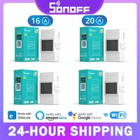 SONOFF POW Elite Smart Power Meter Switch 16A /20A Wifi Smart Home Switch LCD Screen Works with Alexa Google Home eWeLink App