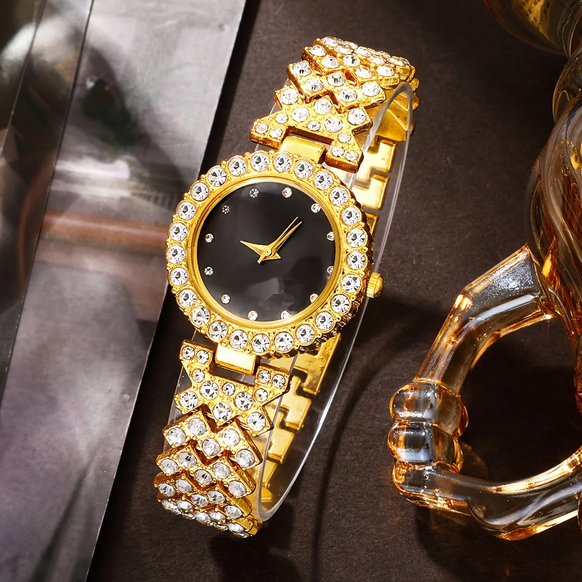 2Pcs Set Jam Tangan & Perhiasa - Jewels On Watches ulasan dan harga