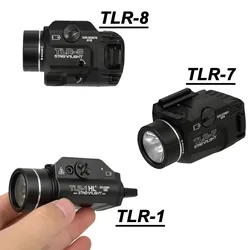 Tactical Streamlight TLR1 TLR7 TLR8 LED Light Scout Red Laser Sight TLR 1 TLR 8 for GLOCK 17 19 1911 Strobe Flashlight