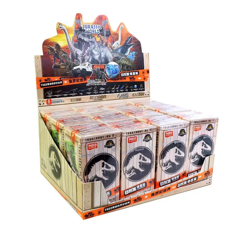 Blokees Jurassic World Terraventure TS 01 02 03 World Laboratory Tyrannosaurus Rex Assembling Model Kits Collection Gifts view 5