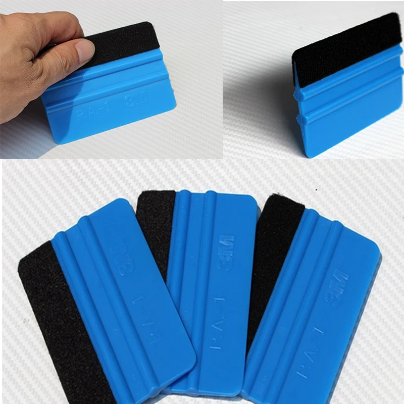 1/3pcs Car Stickers Film Install Squeegee Vinyl Carbon Fiber Scraper with Felt Squeegee Tool Film Wrapping Car Wrap Tools