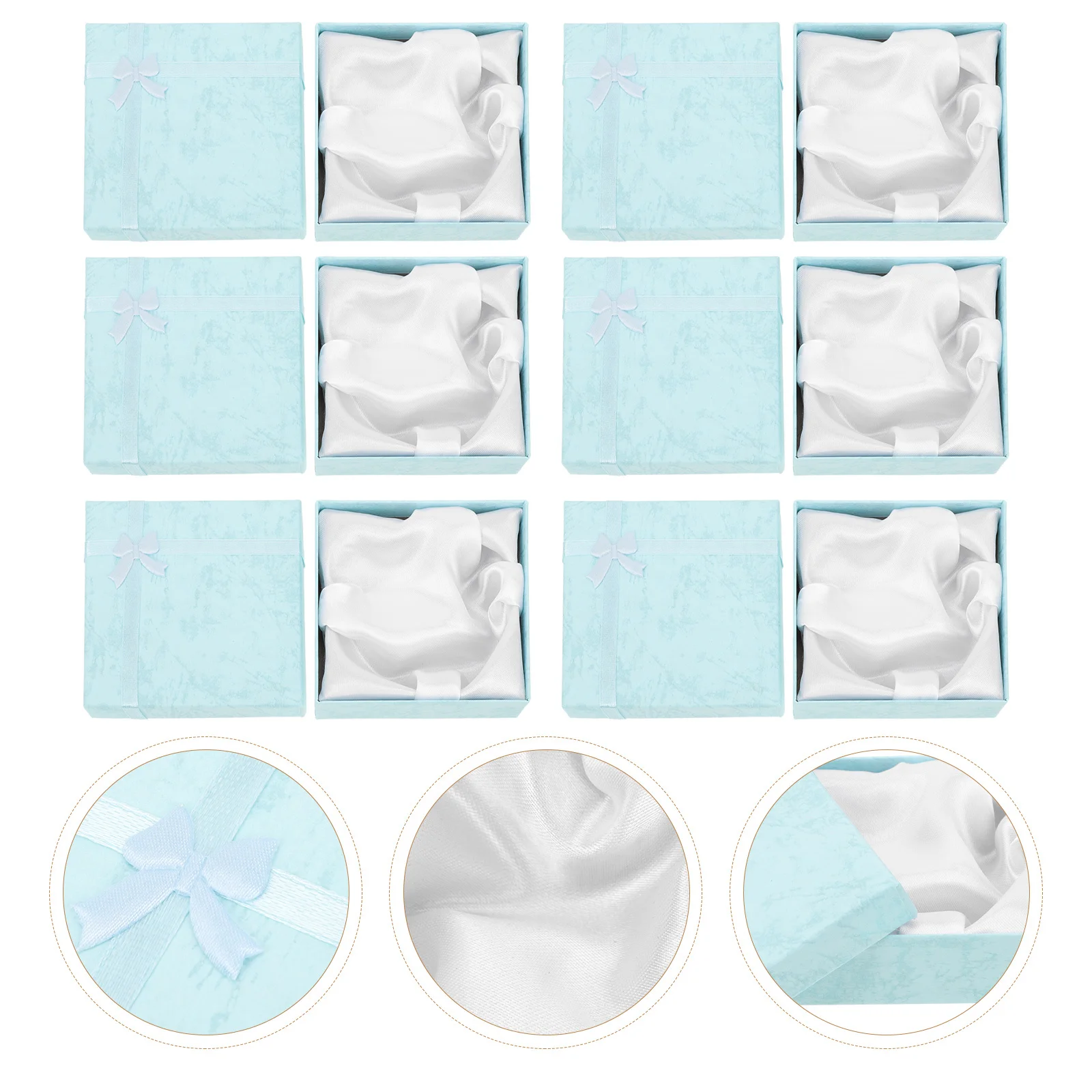 6pcs Buddhist Prayer Bracelet Box Exquisite Jewelry Storage Holder Compact Watch Packing Case Vintage Gift Box For Chain