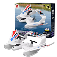 BM21 Amphibious Waterproof Gyro Stabilized RC Plane Boat Foam Water Land Flying Airplane Fixed Wing Aircraft Toys Gift