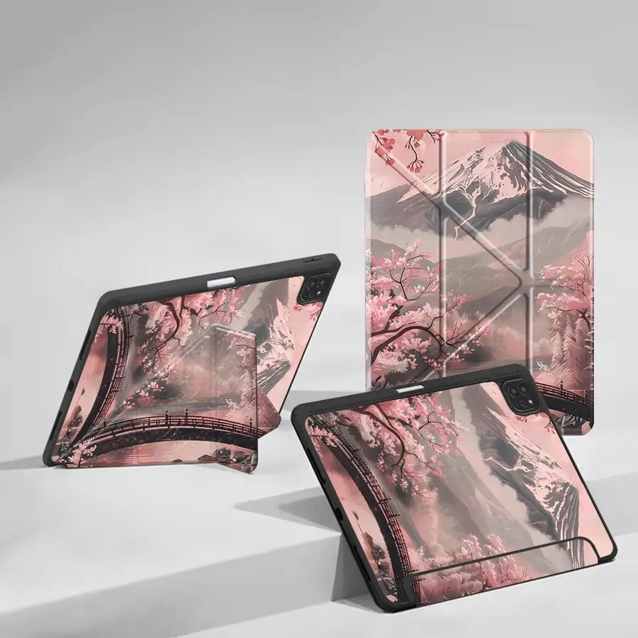 Mountain Peaks Landscape Tablet Case For iPad Air 4 5 M3 M2 1 2 M4 11inch Pro 2025 Pro 11th 10th 9th 8th 7th 12.9inch Mini 6 7