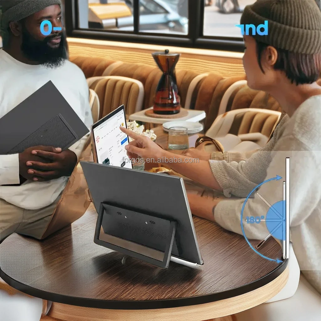 

15,6-дюймовый встроенный аккумулятор типа C HDR 144 Гц USB портативный тройной портативный для удлинителя экрана ноутбука