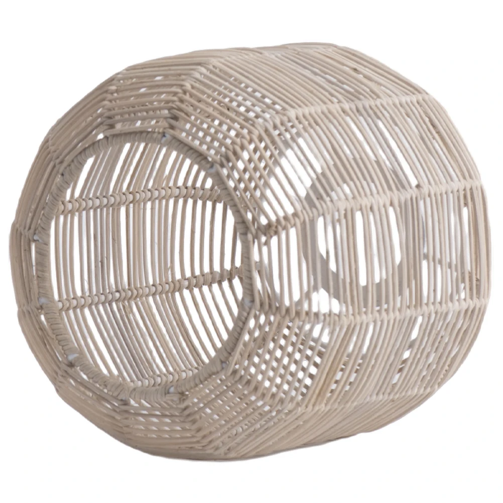 Sostituzione moderna dell'ombra della lampada a sospensione in rattan intrecciato per la cucina, la sala da pranzo, piccoli paralumi decorativi, design in rattan di ferro