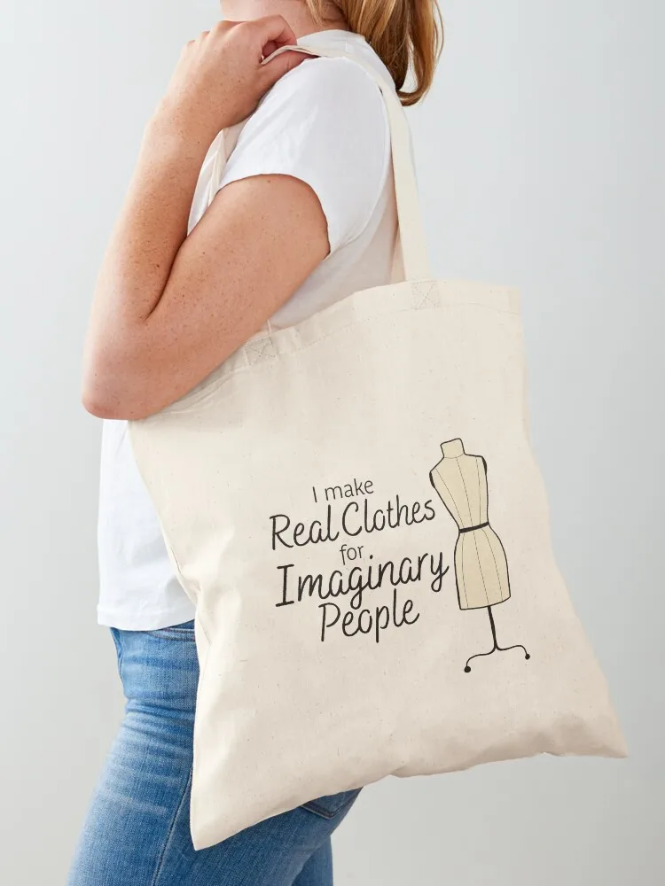 Real Clothes Imaginary People dress form Tote Bag Handbags Women's shopper shopping bag logo