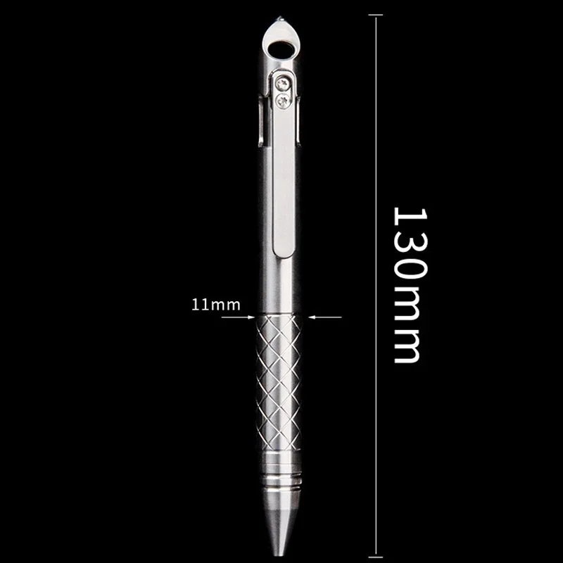 Outdoor EDC Retro Titanium Legering Bout Tactische Pen Multifunctionele Autoruit Breken Tool