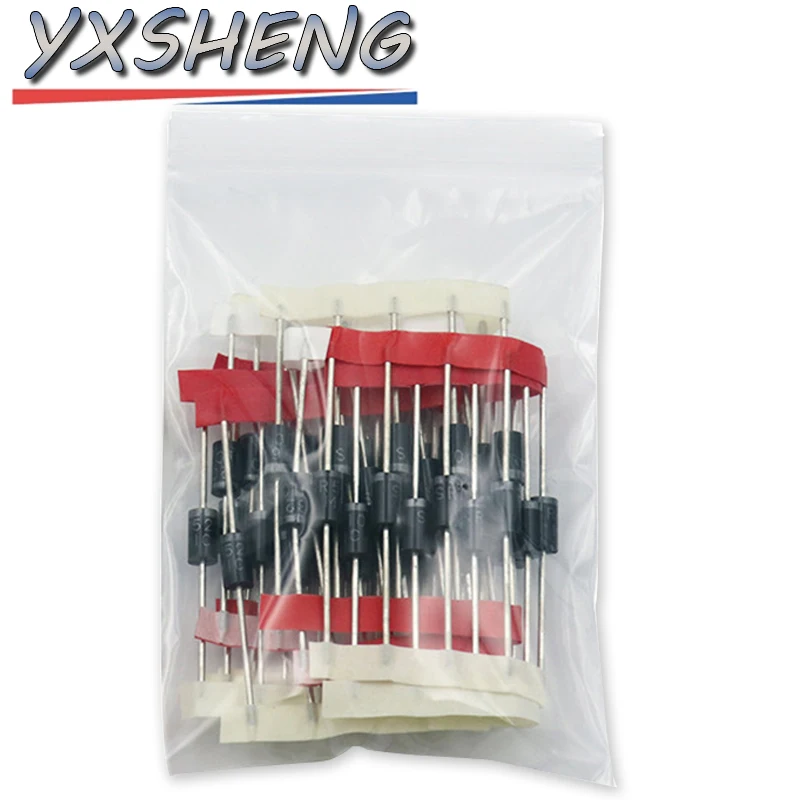 50PCS/Set Schottky Diode Assorted Kit SR3100 SR3200 SR5100 SR5200 SR560 50pcs=5 values*10PCS