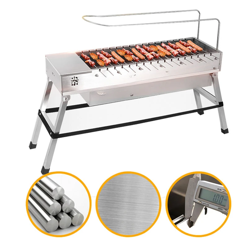 Electric Grills  Electric Griddles Stainless Steel Barbecue Machine BBQ furnace Outdoor Household  Flip Electric BBQ Grills 1pc