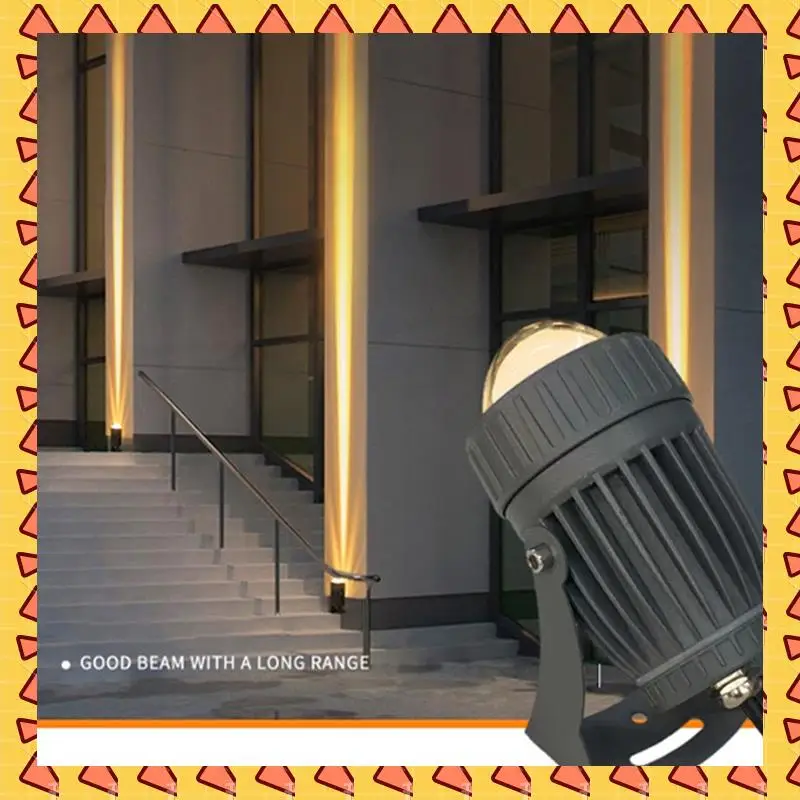 

A008 Outdoor LED Garden Wall Spotlights 10W Landscape Lighting AC220V IP65 Waterproof One Spotlight White Light